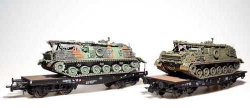 Artitec H0 - Modeltrein goederenwagon (4) - Set van 2 platte, Hobby en Vrije tijd, Modeltreinen | H0