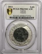 Lettonie Lettland Km 126 1 Lats 2011 In Stein (granit) en..., Verzenden