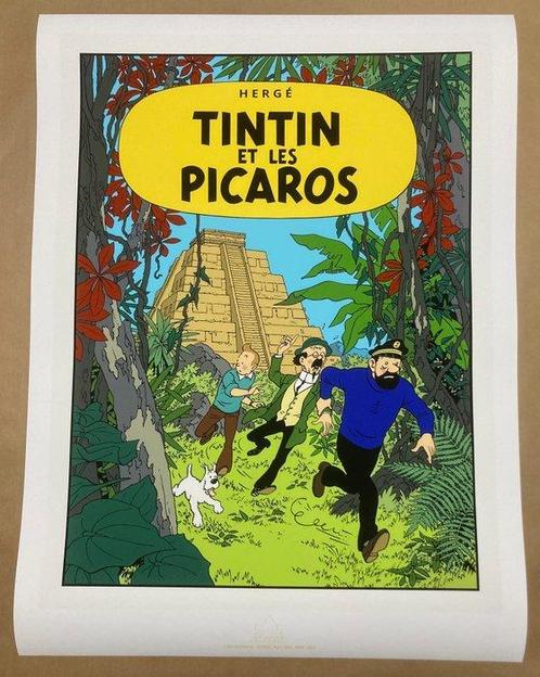 hergé - 1 Silkscreen - Tintin - Tintin et les picaros - 1988, Boeken, Stripverhalen