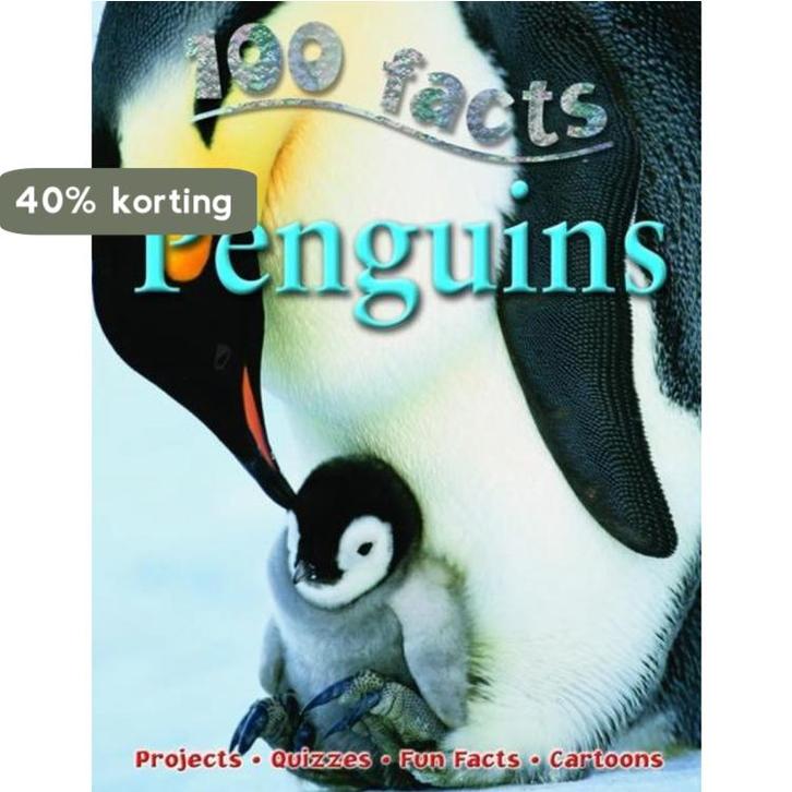 100 Facts Penguins 9781848101036 Miles Kelly, Boeken, Taal | Engels, Zo goed als nieuw, Verzenden