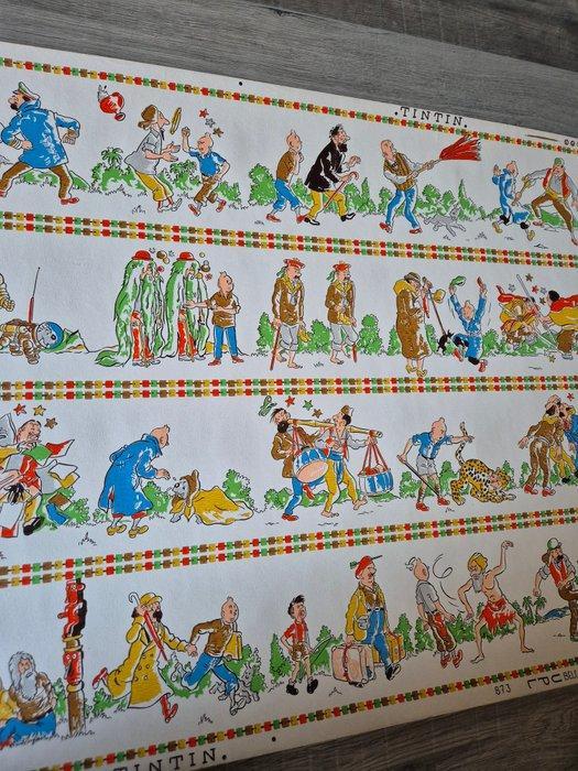 Kuifje TinTin - Papier - 2.5m - Jaren 40s/50s, Livres, BD