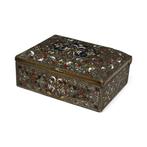 Sieradendoos - Emaille, Messing - Cloisonné emaildoos, Antiek en Kunst