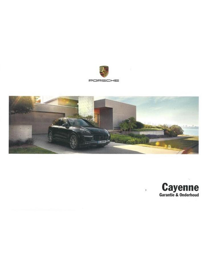 2017 PORSCHE CAYENNE GARANTIE & ONDERHOUD NEDERLANDS, Autos : Divers, Modes d'emploi & Notices d'utilisation, Enlèvement ou Envoi