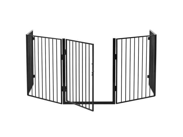 Veiling - Metalen kachelscherm / openhaard hek - 300 cm - In, Kinderen en Baby's, Traphekjes, Nieuw