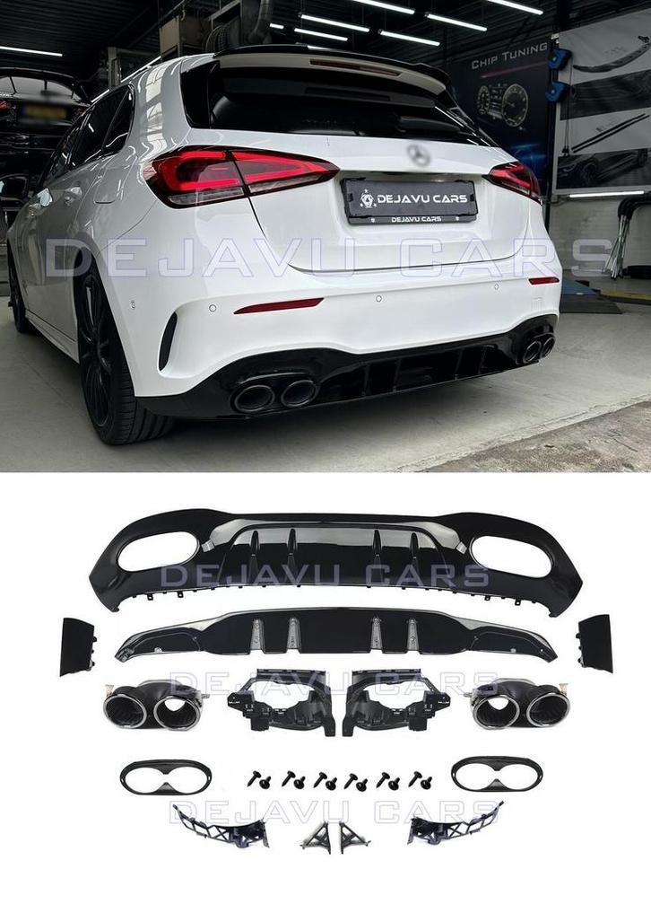 A45 AMG Look Diffuser voor Mercedes Benz A Klasse W177, Autos : Divers, Tuning & Styling, Enlèvement ou Envoi