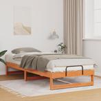 vidaXL Bedombouw met Draaghandvatten Bruin 100 x 220 cm, Verzenden, Nieuw