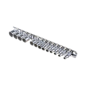 FORCE 1/4 Doppenset 12-kant 4 t/m 14mm op rail, Ophalen of Verzenden