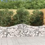 vidaXL Schanskorven 10 st gewelfd 200x50x60/80 cm, Tuin en Terras, Verzenden, Nieuw