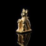 Oude Egypte, derde tussenperiode Brons Bastet (kat) amulet