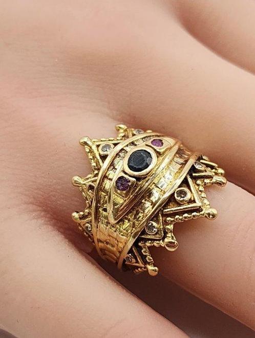 Ilias Lalaounis - Ring - 18 karaat Geel goud, Zeldzame, Handtassen en Accessoires, Ringen