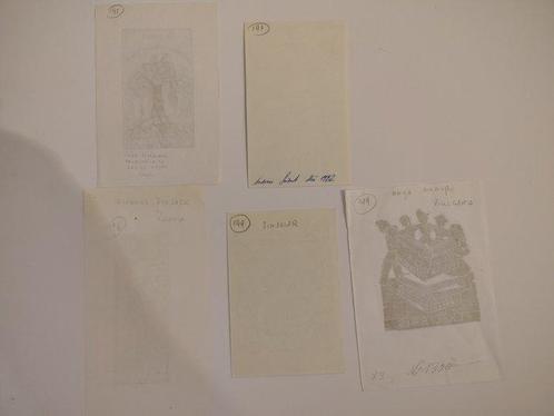 LOTTO di 5 EXLIBRIS SU PINOCCHIO E COLLODI - FONDAZIONE, Antiek en Kunst, Antiek | Boeken en Manuscripten