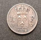 Frankrijk. Charles X. 1/4 Franc 1830-W, Lille (Zonder, Postzegels en Munten