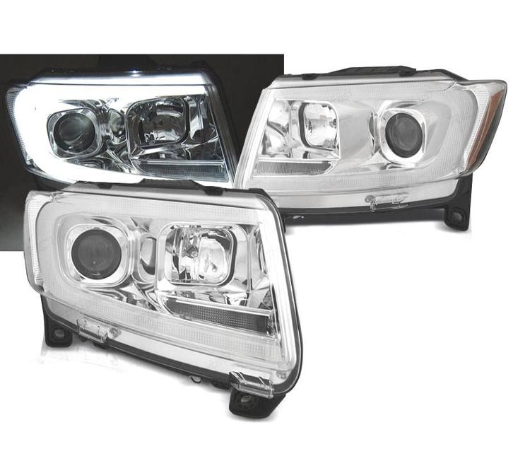 PHARES POUR JEEP GRAND CHEROKEE 11-13 DYNAMIQUES, Auto-onderdelen, Verlichting, Verzenden