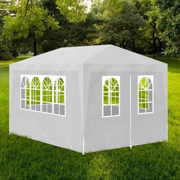 vidaXL Partytent 3x4 m wit, Verzenden, Nieuw