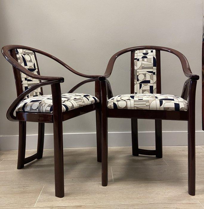 legaal Voorbeeld Moment ② Eettafel stoel, Art Deco-stijl (2) — Curiosa en Brocante — 2dehands