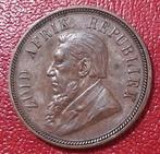 Zuid-Afrika. 1 Penny 1898 ZAR KRUGER BRONZE KEY DATE LOW
