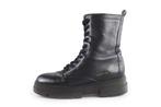 Tommy Hilfiger Veterboots in maat 37 Zwart | 5% extra, Kleding | Dames, Verzenden, Zwart, Overige typen, Gedragen