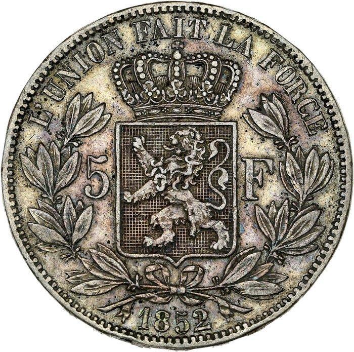 België. Leopold I. 5 Francs 1852 (Zonder minimumprijs), Postzegels en Munten, Munten | Nederland
