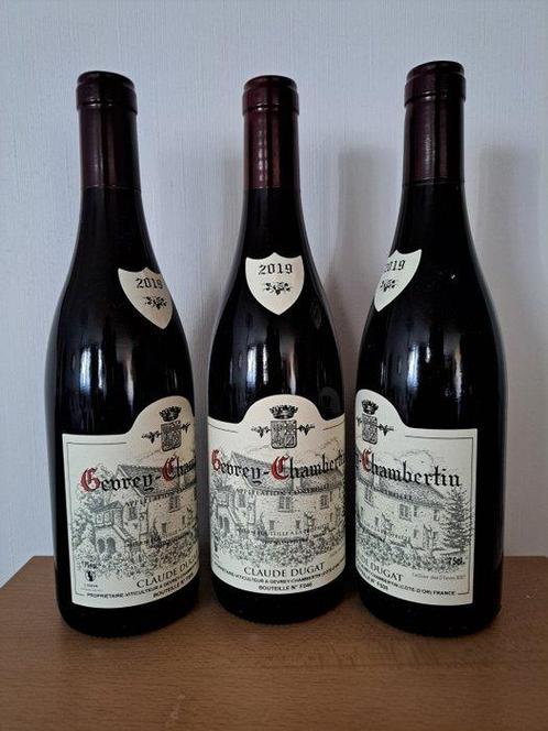 2019 Claude Dugat - Gevrey Chambertin - 3 Flessen (0.75, Verzamelen, Wijnen