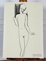 Amedeo Modigliani - Nudo femminile di fronte (Serigrafia), Antiek en Kunst