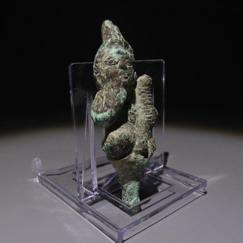 Égypte ancienne Bronze Figure du dieu Harpocrate. Période, Verzamelen, Mineralen en Fossielen