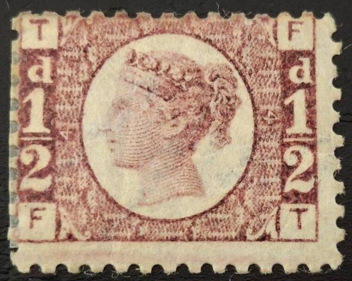 Groot-Brittannië 1870/1879 - Queen Victoria. Half penny., Postzegels en Munten, Postzegels | Europa | UK