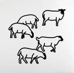 Julian Opie (1958) - Sheep 4, Antiek en Kunst