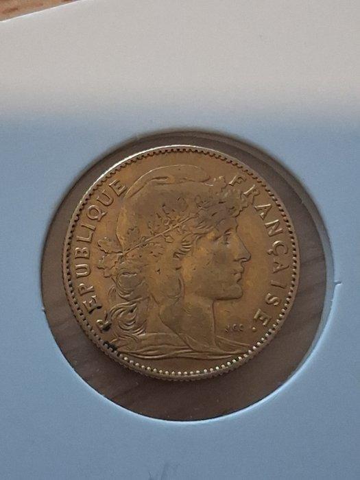 Frankrijk. 10 Francs 1906 Marianne, Postzegels en Munten, Munten | Europa | Euromunten