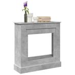 vidaXL Haardombouw 90x30x90 cm bewerkt hout betongrijs, Huis en Inrichting, Kachels, Verzenden, Nieuw