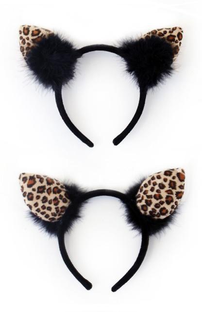 Haarband Luipaard Oortjes Dons Zwart Diadeem Panter Cheetah, Vêtements | Femmes, Costumes de carnaval & Vêtements de fête, Enlèvement ou Envoi