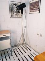 Statief vloerlamp - Vintage refectorlamp - Aluminium, Staal,