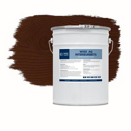 Wixx AQ Interieurbeits Warm Wengé 5L, Doe-het-zelf en Bouw, Verf, Beits en Lak, Nieuw, Verzenden
