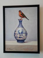 Alfonso Moreno (1947) - Chinees porseleinen vaas met vink