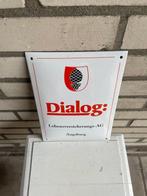 Zeldzaam geëmailleerd reclamebord - Dialog