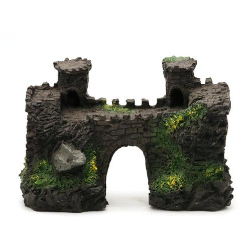 Ruïne , Kasteeltorens 13cm / Aquariumdecoratie As-269, Dieren en Toebehoren, Vissen | Aquaria en Toebehoren, Nieuw, Verzenden