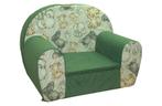 Kinderfauteuil - 60x40x45 cm - jungle dieren - groen, Ophalen of Verzenden, Nieuw