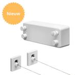 2dekans | Daily Solutions® Waslijn Uittrekbaar - 2 x 4.2 M -, Tuin en Terras, Droogmolens en Wasrekken, Ophalen of Verzenden, Nieuw