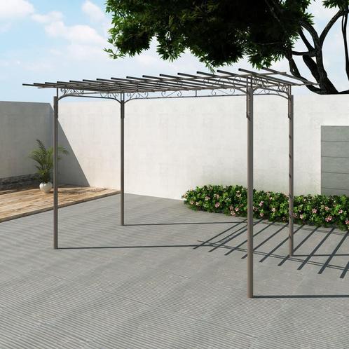 vidaXL Stalen rozenboog 215 cm, Tuin en Terras, Palen, Balken en Planken, Nieuw, Verzenden