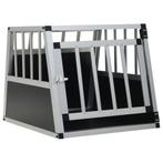 vidaXL Hondenbench met enkele deur 54x69x50 cm, Dieren en Toebehoren, Hondenhokken, Verzenden, Nieuw