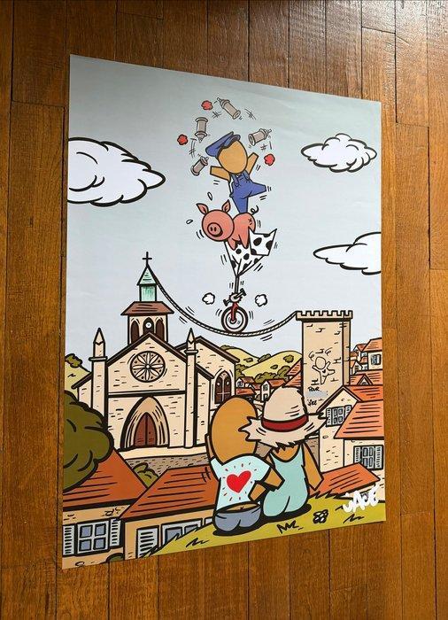 Jace (1973) - Gouzous - signé rehaussé à la main, Antiquités & Art, Art | Objets design