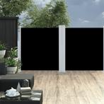 vidaXL Windscherm uittrekbaar 117x600 cm zwart, Verzenden