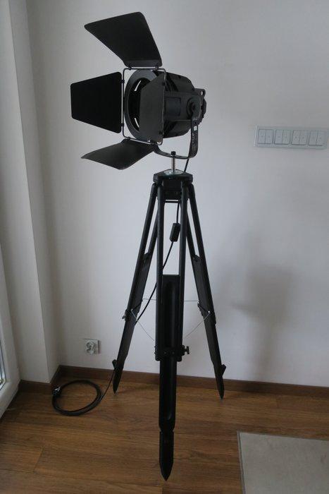 Theater Lamp - Lampadaire - Aluminium, Acier, Bois, Antiquités & Art, Antiquités | Éclairage