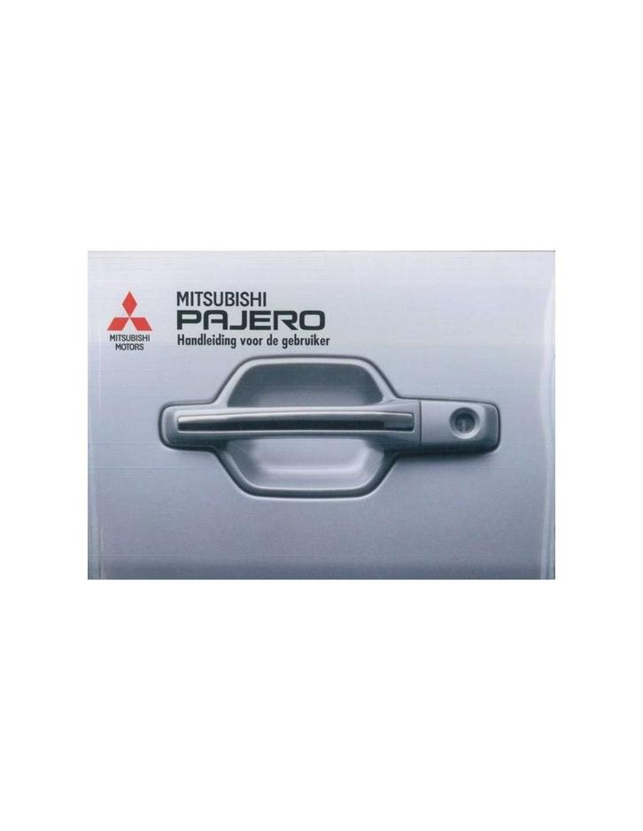 1999 MITSUBISHI PAJERO INSTRUCTIEBOEKJE NEDERLANDS, Auto diversen, Handleidingen en Instructieboekjes, Ophalen of Verzenden
