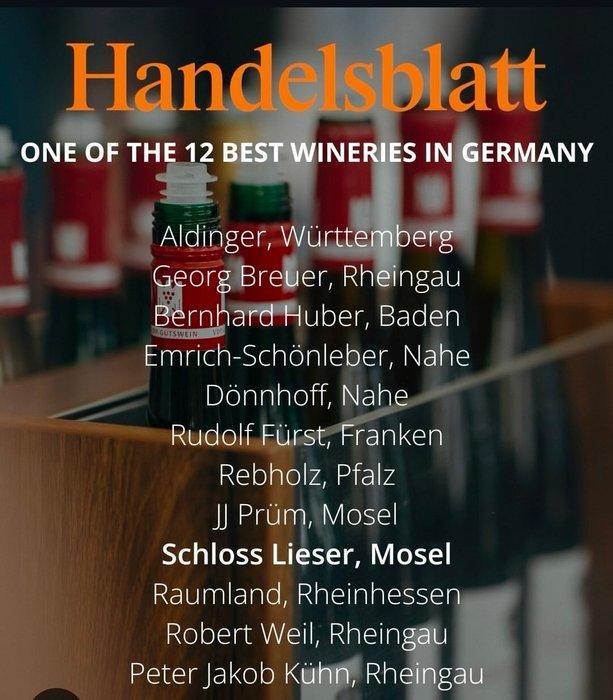 2011 Schloss Lieser, BA - Thomas Haag, Niederberg Helden, Verzamelen, Wijnen