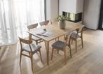 Rowico verlengbare houten eettafel | Rechthoekig | 180x90 cm, Huis en Inrichting, Nieuw, Minder dan 50 cm, 150 tot 200 cm, Rechthoekig