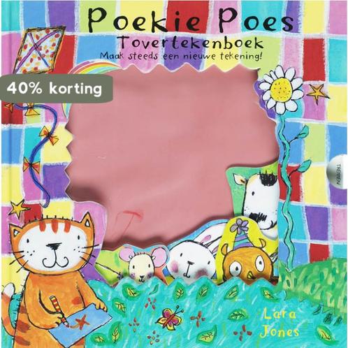 Poekie Poes Tovertekenboek 9789085760160 L. Jones, Boeken, Kinderboeken | Baby's en Peuters, Gelezen, Verzenden