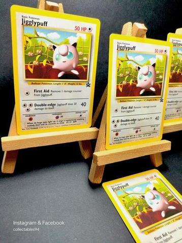 Pokémon - 4 Card - Jigglypuff 7 Event exclusive of beschikbaar voor biedingen