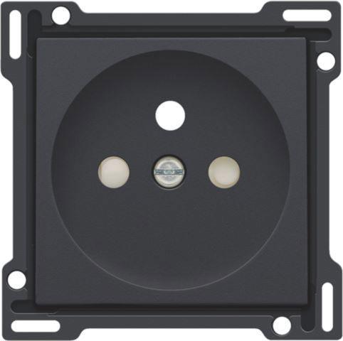 Niko Intense Anthracite, afwerking voor stopcontact met pena, Doe-het-zelf en Bouw, Elektriciteit en Kabels, Verzenden
