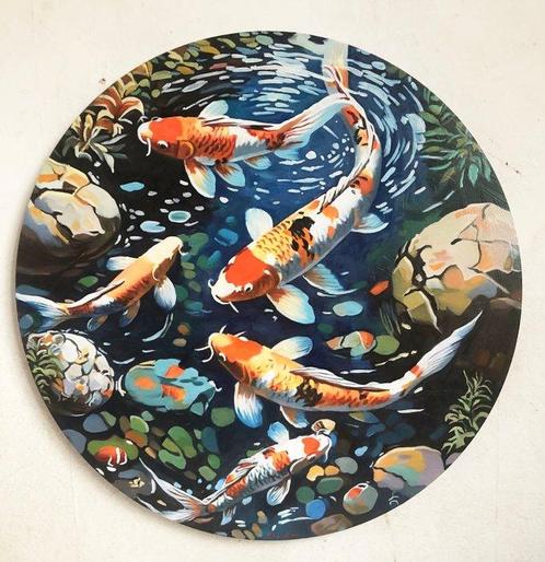 Bondero - Morning melody of fishes, Antiek en Kunst, Kunst | Schilderijen | Modern