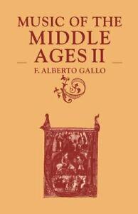 Music of the Middle Ages II. Gallo, Alberto   ., Livres, Livres Autre, Envoi